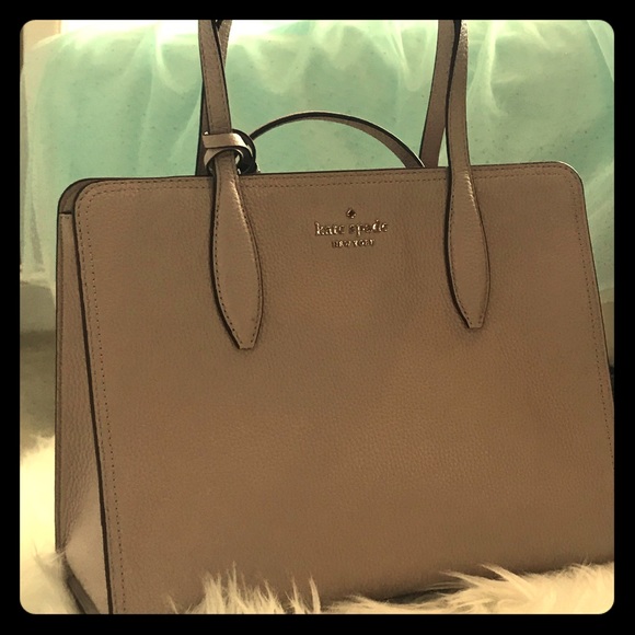 kate spade Handbags - Kate Spade NWT ZIP Top Satchel Pebble Leather